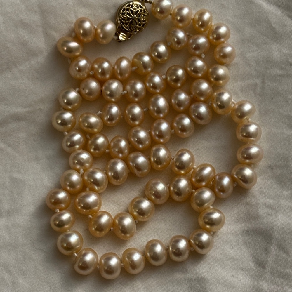 Pink Freshwater Pearl Necklace